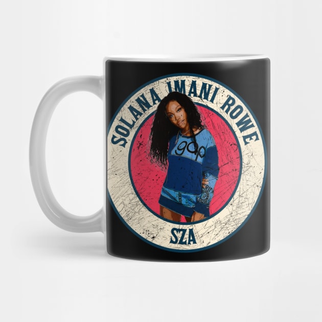 Retro Style Fan Art Design SZA // Solana Imane Rowe by rido public